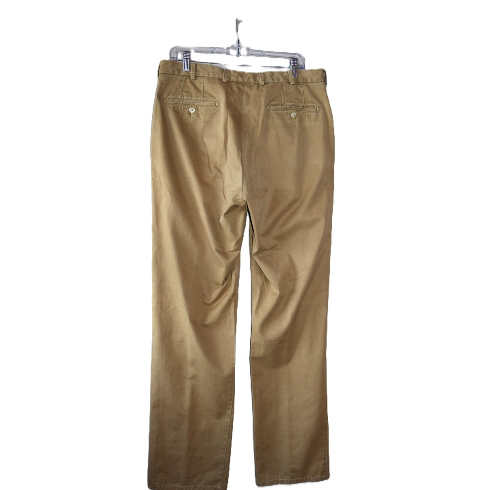 Peter Millar Chino Pants Mens 34 Khaki Tan Excellent Pima Cotton Straight Leg